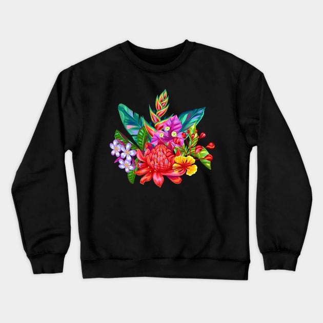 Thai Pattern Crewneck Sweatshirt by Pris25